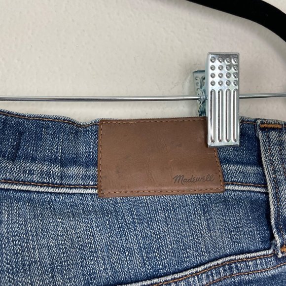 Madewell Woman's Sz 27 Tall 9" High Rise Skinny Jeans Mid Rise Distressed - Picture 7 of 13